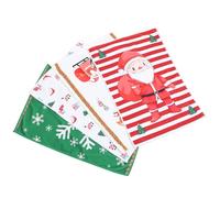 Alipis 4pcs Christmas Microfiber Dish Towels Absorbent Kitchen Cleaning Cloths with Santa Snowflake Gift Carriage Designs Multipurpose Hand Towels for Home Use