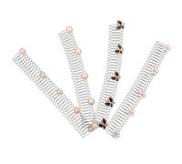 Alipis 4pcs Comb Fixer Invisible Hair Clips Stretchable Hair Pins for Fixing for Curly Wavy for Messy