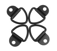 Alipis 4pcs D Ring Tie Down Anchors for Trucks and Flatbed Trailers D Shaped Pull Tabs for Trailers Trucks RVs Campers Cargo Transport 10mm Hole