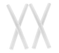 Alipis 4pcs Dual-ended Silicone Lip Brush with Lid for Travel Soft Cosmetic Applicators for Lip Balm and Eyeshadow Blending Reusable Applicator