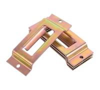 Alipis 4pcs E-track Tie down Slots for Truck Bed, Single Channel Galvanized Steel Rail Plates, Replaceable Cargo Anchor Parts for Commercial Trailers and Pickup Trucks