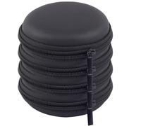 Alipis 4Pcs Electronic Organizer Storage Pouch Digital Accessories Cable Carrying Case Travel Electronics Storage Bag with Earphone and Microphone Compartments Black