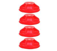 Alipis 4pcs Fire Alarm Guard Cover Plastic Sensor Protector Portable Resistant to Deformation Modern Design for Cooking and Commercial Use
