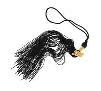 Alipis 4pcs Graduation Tassel Charms Black Fringe Pendants for Graduation Cap Decorations Memorial Keepsake Accessories for Ceremony Party Favors