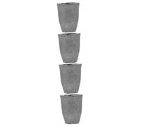 Alipis 4pcs Graphite Crucible for Melting Various Metals Casting Molds Ingot Mold Suitable for Furnace Use
