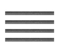 Alipis 4pcs Graphite Electrode Rods 8mm Diameter Carbon Electrolytic Rods with High Temperature Endurance and Corrosion Resistance for Continuous Industrial Processes and DIY