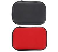 Alipis 4pcs Guitar Pick Storage Holder Travel Organizer Container Case with Zipper Bag Eva Material Large Capacity Hand Strap Prevents Picks from Falling for Acoustic Guitars Concert