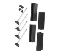 Alipis 4pcs Heavy Duty Retractable Barricade Belt Ends with Plastic Housing Queue Control Barrier Replacement Parts for Efficient Crowd Management and Public Safety