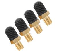 Alipis 4pcs Heavy Duty Tire Valve Caps Corrosion-resistant Nozzle Covers for Cars Trucks Motorcycles Bikes Accurate Tire Condition Monitoring Fuel Saving and Comfort Enhancing Stem Covers
