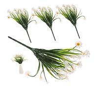 Alipis 4pcs Lifelike Artificial Small Wild Daisy Fake Flowers for Vase Home Bedroom Decor Simulation Plant Adorn