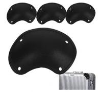Alipis 4PCS Luggage Corner Protectors, Black ABS Edge Guard Caps, Impact Resistant Travel Suitcase Cover and Heavy Duty Shipping Box Packaging Shield for Moving Panel Board Protection Door Safety