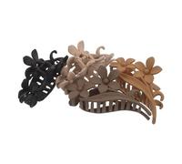 Alipis 4pcs Matte Flower Claw Clips for Women Vintage Non-slip Hair Accessories Strong Hold for Thick and Thin Hair Comfortable Shark Clip Design Holiday Party Favors