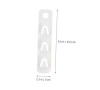 Alipis 4Pcs Multifunctional Closet Hanger Connector Hooks Space-saving Clothes Organizer Clips for Wardrobes Dormitory with Rounded Edge Design