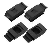 Alipis 4pcs Plastic Latch Buckle for Rv Door Lock and Distribution Enclosure Lock with Easy Installation, Rectangular Shape, Sl esign, for Rvs and Cabinet Doors