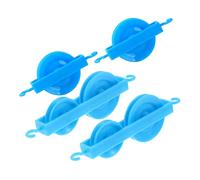 Alipis 4pcs Plastic Student Pulley Experimental Equipment Including Single and Double Pulleys for Mechanics Teaching Tool Physics Lab Use