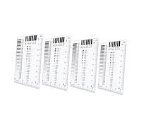 Alipis 4pcs Precision Crack Measuring Tool for Scratch Inspection and Measurement for Various Industries