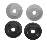Alipis 4pcs Quick-Release Grinder Flange Dust Guard Anti-Vibration Backup Flange for Angle Grinder Steel Protective Plate for Metal and Woodworking Applications Fit
