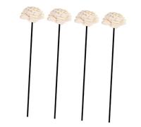 Alipis 4PCS Rattan Diffuser Sticks Home Fragrance Replacement Sticks for Subtle Scents Safe Low Maintenance Aroma Diffuser for Any Room Thoughtful Idea