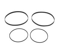 Alipis 4pcs Record Player Belt Repair Flat Replacement Rubber Drive Belts for Turntable Movement Compatible Pioneer Cassette Player Phonograph