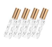 Alipis 4pcs Refillable Cocktail Spray Bottles Mister for Bar and Kitchen Use, 10ml Lightweight Glass and Aluminium Atomizer Bottles for Martini Cocktails and Home Bar Setups