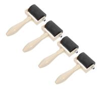 Alipis 4pcs Rubber Brayer Roller Plastic Printmaking Roller Assorted Color Comfortable Handle Easy to Store Lightweight Printmaking Tool for Rolling down Prints