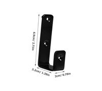 Alipis 4PCS Rustproof Metal Ladder Brackets Hooks for Bunk Bed Ladder Hanging Compact Space-Saving Design Reusable Utility Hooks for Loft Bed Camper Garage Storage and Wall Mount