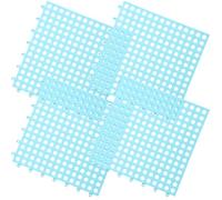 Alipis 4pcs Small Pet Cage Floor Mat for Rabbits and Guinea Pigs, Sturdy Plastic Foot Pads, Easy to Clean and Cuttable, Suitable for Bathroom or Living Room Floor Use