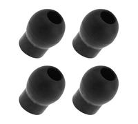 Alipis 4pcs Soft Stethoscope Ear Tips Replacement Earbud Accessories Black Comfortable Sealing for Professionals Easy to Install Spare Parts