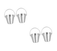 Alipis 4pcs Stainless Steel Egg Rack Egg Storage Box for Kitchen Counter Compact Container for Storing Kitchen