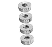 Alipis 4pcs Stainless Steel Tea Warmer Heater Base for Home Multifunction Teapot Burner Modern Design for Tea Lover Kitchen