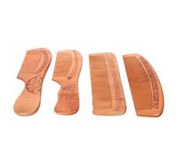 Alipis 4pcs Synthetic Material Hair Comb Set with Fine Teeth for No Frizz and Versatility in Styling, Suitable for Women Grooming and Curly Hair Styling at Home
