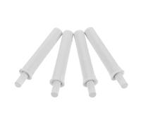 Alipis 4pcs Trash Can Lid Damper Hydraulic Soft-close Piston Replacement, White Plastic Silent Lid Closer for Household Kitchen Garbage Bin, Quiet Wastebasket Dampers for Smooth Closing