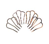 Alipis 4pcs U Shape Hair Comb Bun Maker Styling Tool Plastic Hair Forks for Wedding Party Comb Fork Teeth for Women Girls