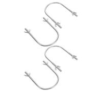 Alipis 4pcs U-shaped Radiator Caster Hook and Wheel Holder Frame for Electric Oil-filled Heater, Universal Oil Radiator Pulley Base Support Bracket Accessories for Portable Heater