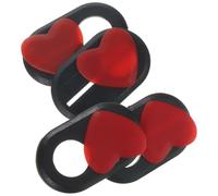 Alipis 4Pcs Webcam Slider Privacy Cover for Laptop, Phone, Tablet Camera Lens Heart Pattern, Anti-Peeping Computer Camera Shield, Compatible Desktop and Mobile Devices