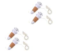 Alipis 4pcs Wine Bottle Stopper LED Lights Decoration Light String USB Powered Changing Bulbs for Party Decorative Lamp Cork