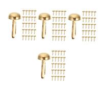 Alipis 4sets Decorative Paper Fasteners DIY Craft Brads for Handmade Cards Scrapbooking and Photo Albums Sturdy Non Deformable for Crafts and Creative Projects 100pcs*4