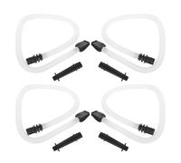 Alipis 4sets Melodica Hose Tube Replacement Flexible Plastic Melodica Tube Mouthpiece Accessories for Air Piano Musical Instrument Beginners
