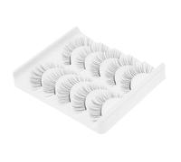 Alipis 5 Pairs False Lashes Natural Look 3d Makeup False Eyelashes for Women, Chemical Fiber Material, Fashionable Design to Make Eyes Look Fuller, Suitable for Wedding and Home Personal