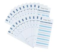 Alipis 50 Sheets Cash Budget Cards for Expense Tracking Budget Planner Inserts for Binder Household Finance Organizer for Cash Envelope Management and Spending Control