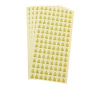 Alipis 500pcs Battery Warning Stickers Self Adhesive Caution Labels for Safety Transparent Battery Alert Decals Easy Peel Stick Removable