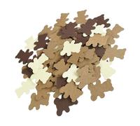 Alipis 500pcs Bear Shaped Confetti for Shower Gender Neutral Table Decorations Vibrant Colors for Sprinkle and First Birthday Celebrations