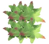 Alipis 50pcs Artificial Rose Sepals Fabric Sepals Green Vivid Good Workmanship DIY Flower Making Accessories for Artificial Flowers