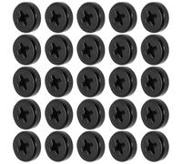 Alipis 50pcs Computer Case Thumb Screws Kit Short Hand-turn Desktop PC Housing Screws for Side Tempered Glass Computer Hardware Accessories for Building, Repairing, Upgrading