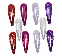 Alipis 50Pcs Drop Shape Hair Clips Lightweight Alloy Snap Hairpins for Women and Comfortable Hold All Day Stylish Hair Accessories Random Color