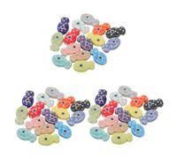 Alipis 50pcs Handmade Porcelain Fish Beads Ocean Style Ceramic DIY Jewelry Accessories for Bracelets Necklaces with Wave and Fish Patterns
