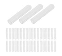 Alipis 50pcs Kitchen Thermometer Probe Sleeve: Meat Thermometer Probe Protective Cover Replacement - Food Temperature Detector Silicone Cover Reusable White