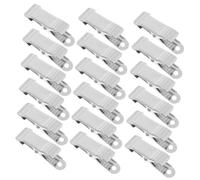 Alipis 50PCS Mini Alligator Clips Small Metal Spring Clamps for Crafts Paper Hanging Wire Clips with Electrophoresis Coating Black Finish for Office School DIY Decoration