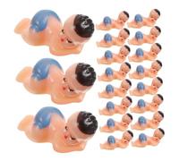 Alipis 50pcs Mini Shower Figurines Bulk Tiny Plastic Sleeping Boy Girl Miniature Dolls Party Decorations Sturdy Plastic Shower Favors for Birthdays