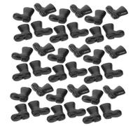 Alipis 50pcs Miniature Santa Claus Boots Doll Accessories Cute Decorative Mini Shoes for DIY Costume for Christmas Home Decor Doll Play